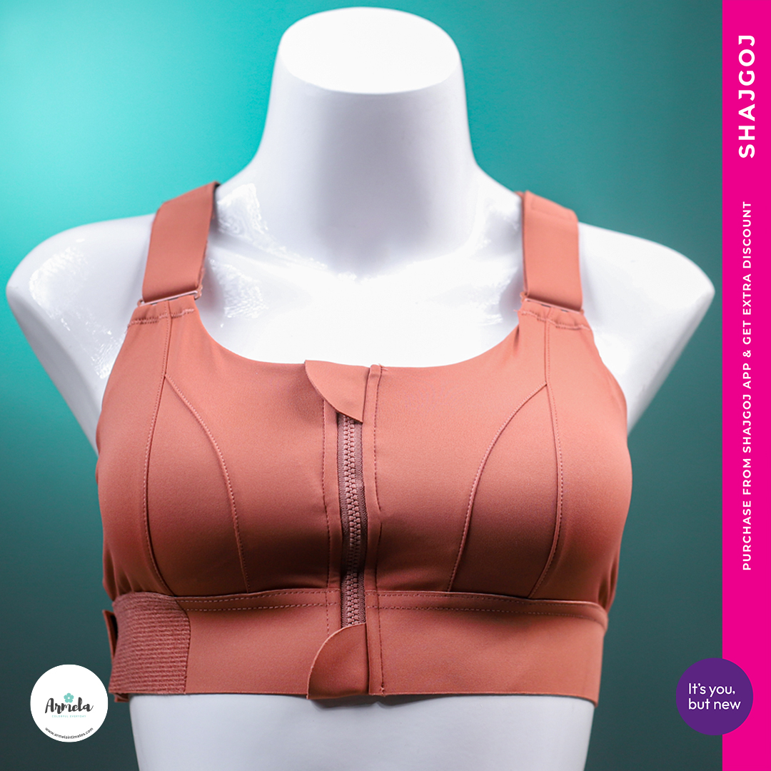 Armela Truefit Sports Bra - Bean Paste